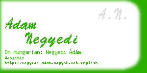 adam negyedi business card